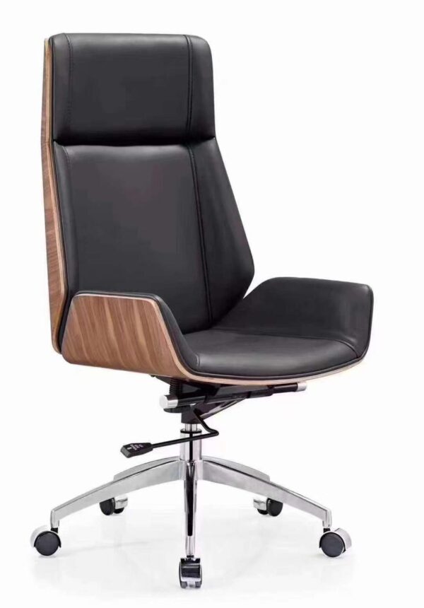 Black Leather Office Chair