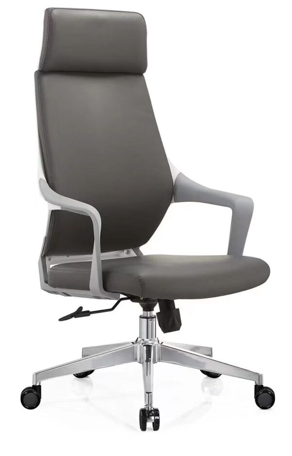 Synthetic Leather Swivel High Back Chair